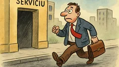 Banc: Plecând de la serviciu, nu fug