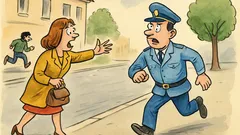 Banc: O tipă strigă disperată la polițist…