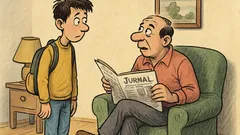 Banc: Tată, proful de mate m-a pus...