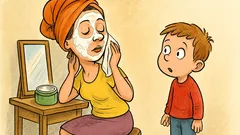 Banc: Un copil o întreabă pe mami