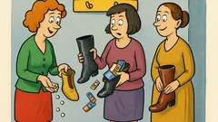 Banc: Trei prietene și darurile de Moș Nicolae