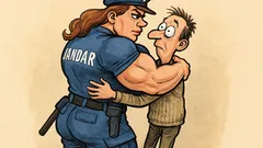 Banc: Îmbrățișezi o fată… și te ia Jandarmeria