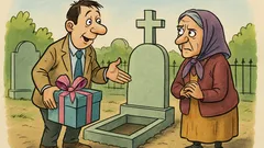 Banc: Ginerele caută cadou pentru soacră