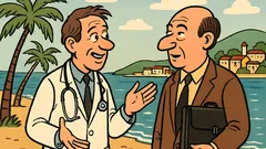 Banc: Doctorul și avocatul pe Riviera