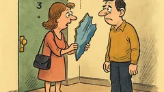 Banc: Nevasta mea, cu o oglindă...