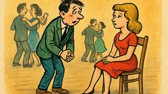 Banc: În salonul de dans, timid…