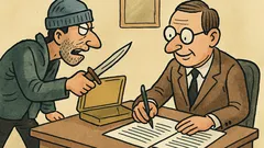 Banc: Cum te jefuiesc doi hoți