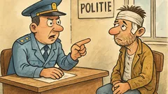 Banc: Bulă la secția de poliție