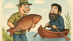 Banc: Bărbatul meu e un pescar nemaipomenit