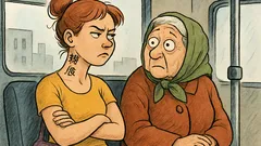 Banc: În autobuz, bunicuța descifrează tatuajul domnișoarei