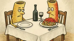 Banc: Care macaroană e bărbatul?