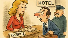 Banc: Recepționera din hotel întreabă turistul…