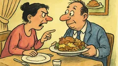 Banc: După o cină selectă, soțul...