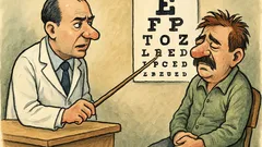 Banc: Oftalmologul către pacient: „Citește literele!”