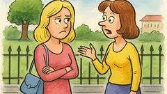 Banc: O blondă se întâlnește cu o colegă