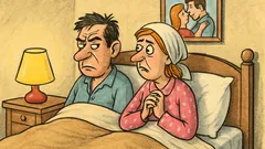Banc: Ion și Maria în pat...