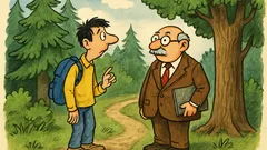 Banc: Popescule, te rătăcești în pădure?