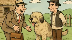 Banc: Un american ajunge la o stână