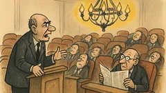 Banc: În timpul unei dezbateri la Senat...