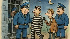 Banc: Un evadat se întoarce în închisoare...