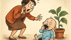 Banc: La primul copil, panică totală