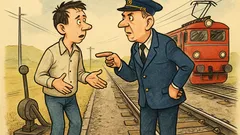 Banc: Un tip vrea să se angajeze la CFR...