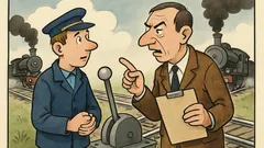 Banc: Un tip voia să se angajeze la CFR