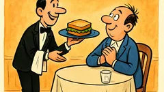 Banc: „Chelner, adu-mi un sandviș cu dragoste!”