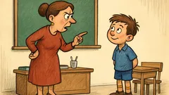 Banc: Bulă lipsește, iar învățătoarea cheamă mama