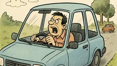 Banc: dacă nu înjuri la volan...