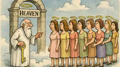 Banc: Zece femei ajung în Rai...