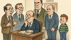 Banc: Discută doi profesori despre lanțul fricii