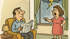 Banc: Când soția tună și fulgeră…