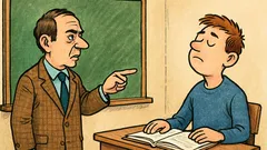 Banc: Când profesorul face semn cu degetul...