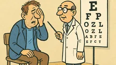 Banc: Acoperă ochiul drept, te rog…