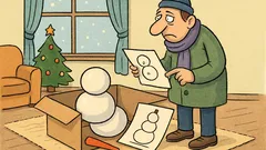 Banc: Intră omul de zăpadă la IKEA...