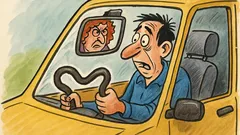 Banc: De ce e volanul strâmb?