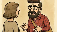 Banc: Hipsterul cu defect de vorbire