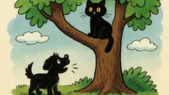 Banc: Ce e mic, negru, face „miau”?