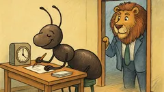 Banc: Se spune că era odată o furnică