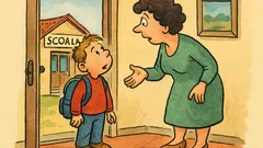 Banc: Luca vine acasă după prima zi