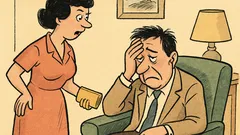 Banc: Femeia: Îmi dai salariul azi?