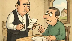 Banc: Un chelner ardelean trece „mere”