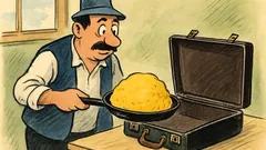 Banc: De ce fac oltenii mămăliga în tigaie?