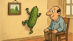 Banc: Ce-i mic, verde și urcă?