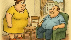 Banc: Iubitule, lumea zice că-s grasă!