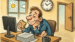 Banc: La serviciu, dimineața vrei să mănânci...