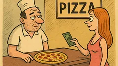 Banc: Cât costă o pizza?
