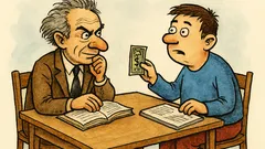 Banc: Geniul și idiotul fac un pariu