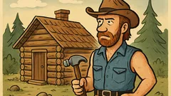 Banc: Chuck Norris s-a născut într-o cabană